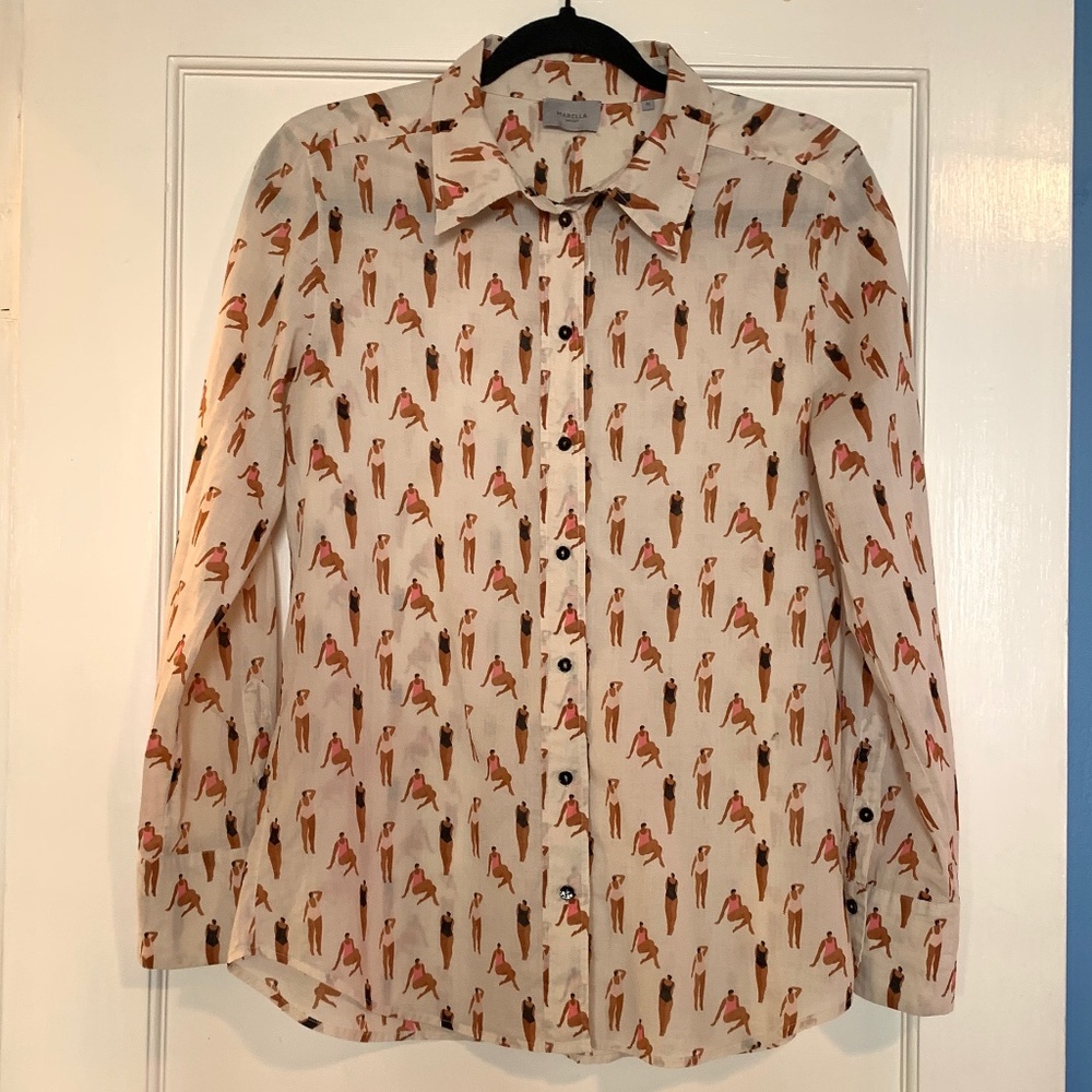 MARELLA "Sunbathers" Cotton Shirt